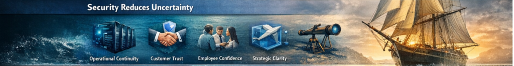 Security reduces uncertainty