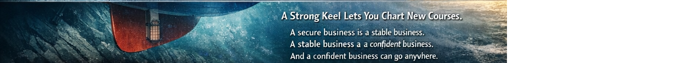 A strong keel lets you chart new courses