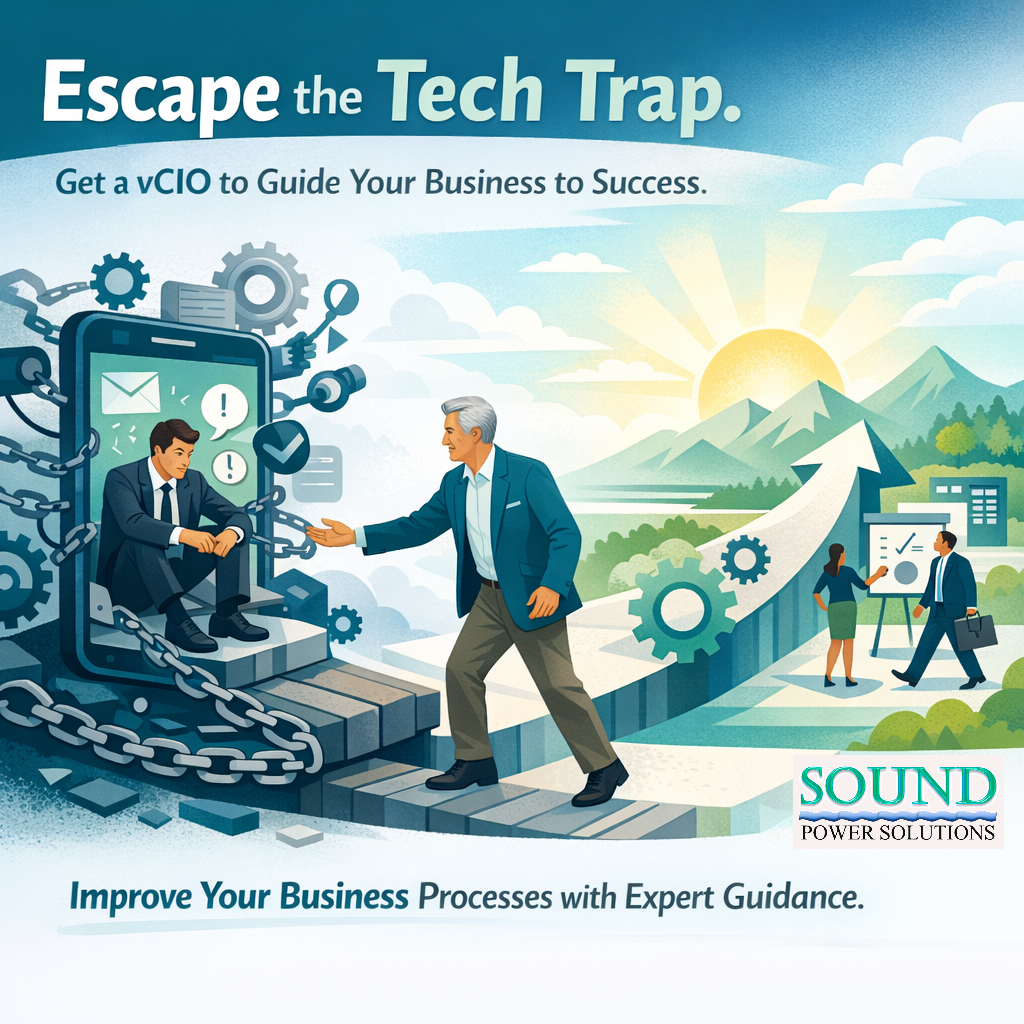 Escape the tech trap - focus on business strategy.