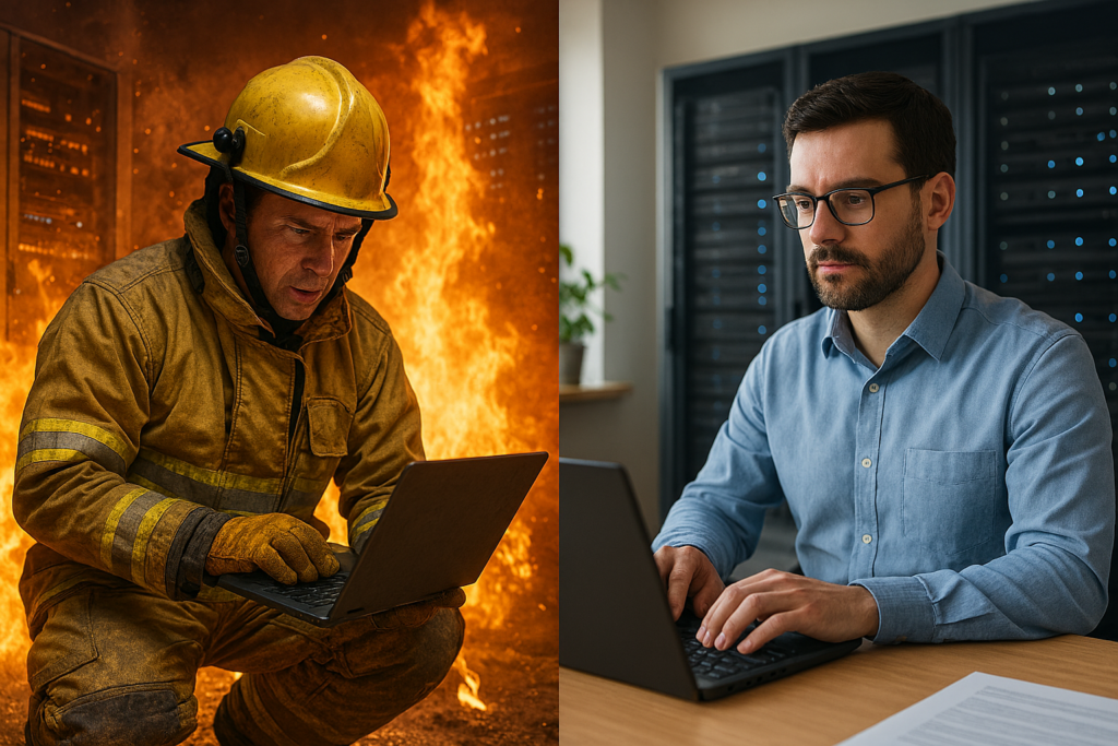 Do your want firefighters or IT professionals with an clear and agile plan?