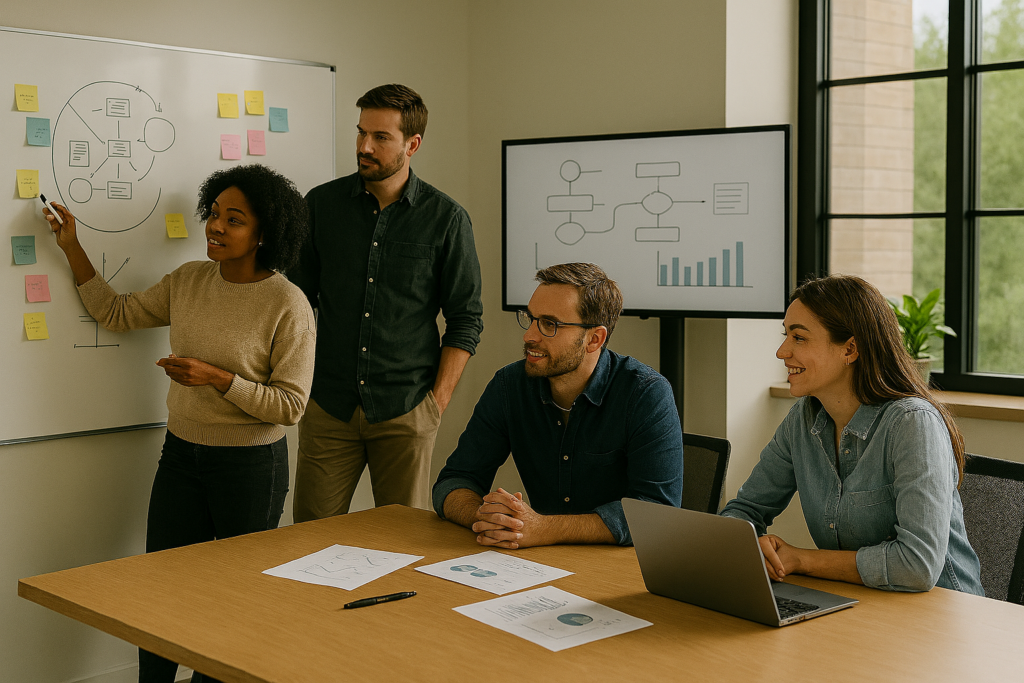 Collaboration rooms should be designed for engaged problem solving - not meetings.