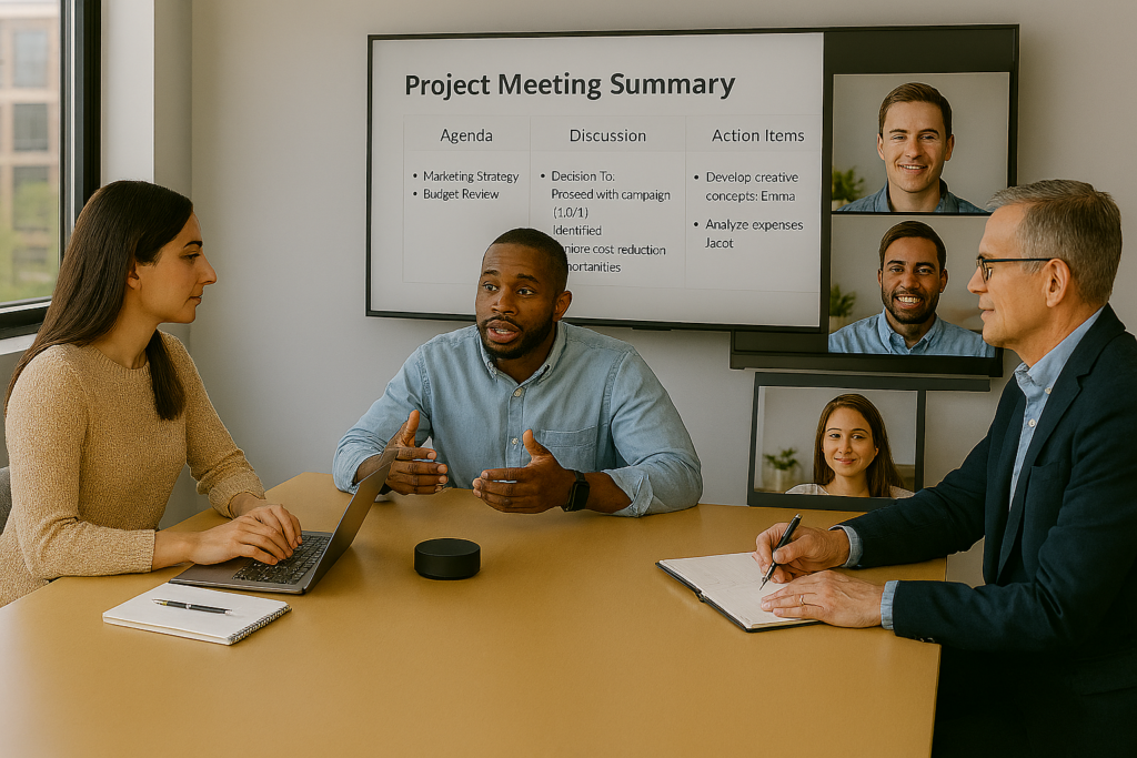 Use OneNote and other tools to gather perspectives before the meeting, track decisions and action items during the meeting and document agreements.