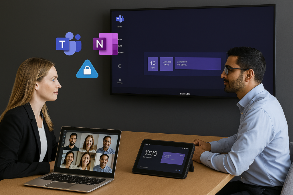 Hybrid success depends on the right technology stack to help employees communicate easily and collaborate in real time from any location securely.