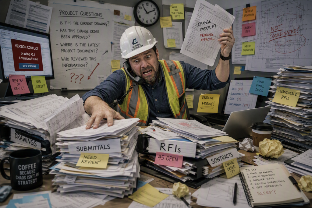 Without effective construction technology services, your construction team could be constantly under a pile of papers trying to figure out what is the next step.