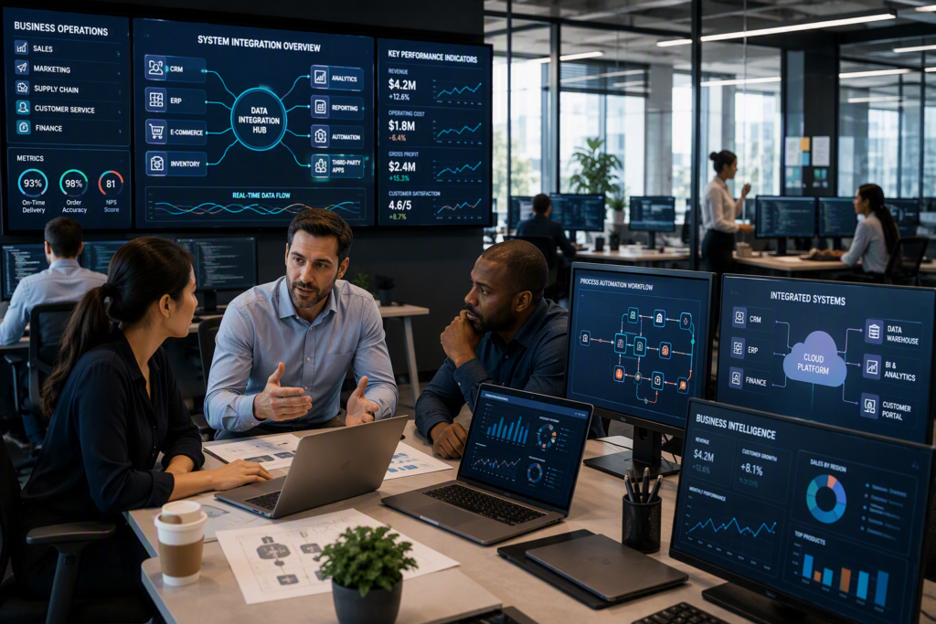 IT Architects and leadership should engage directly with operational managers to identify opportunities to better integrate systems and processes.